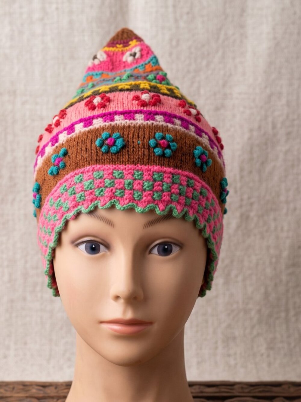 Traditional Andean Chullo Cusco Sheep Wool